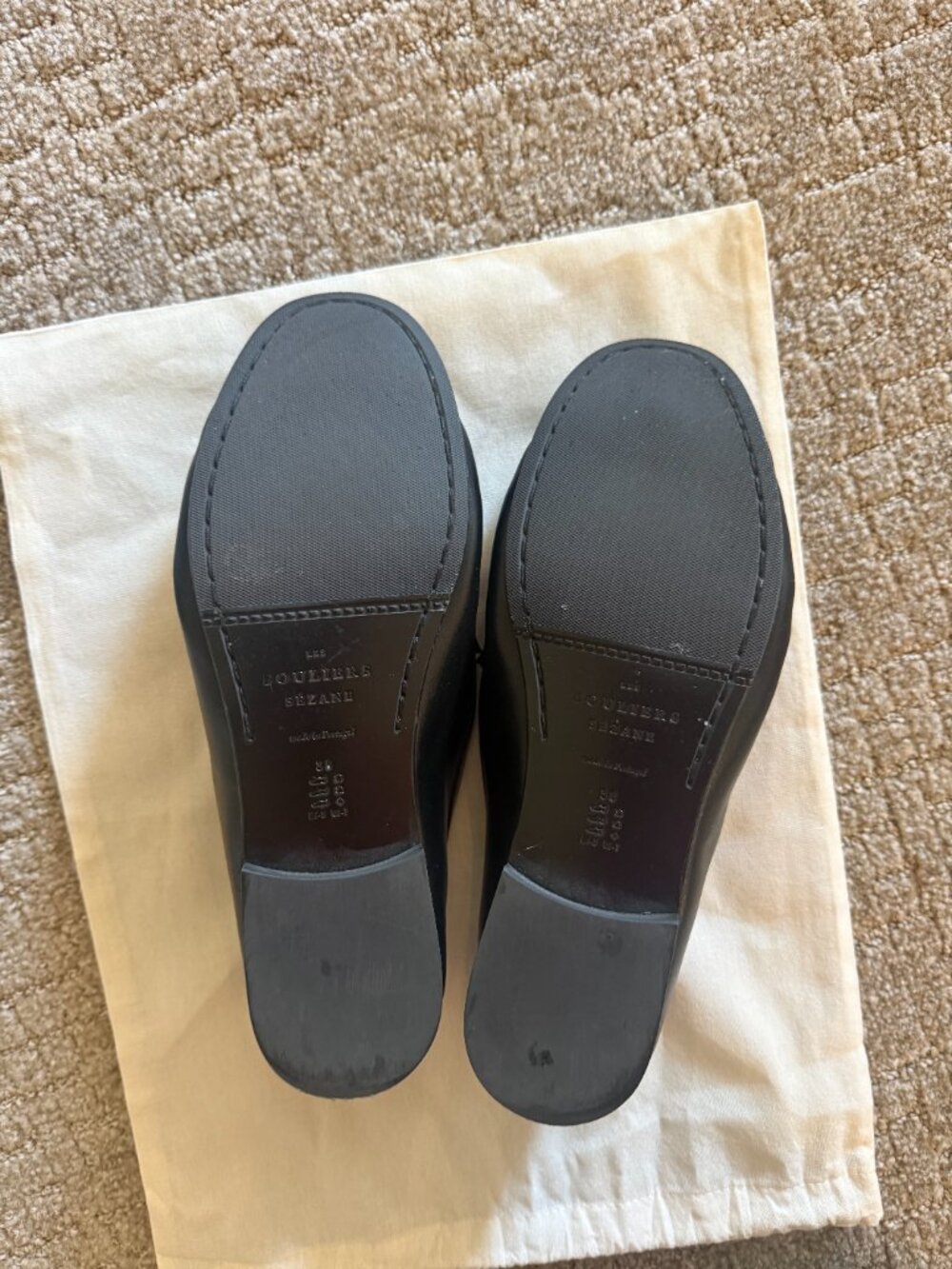 Sezane Marceau Loafers in Smooth Black Size 7 - Picture 7 of 7